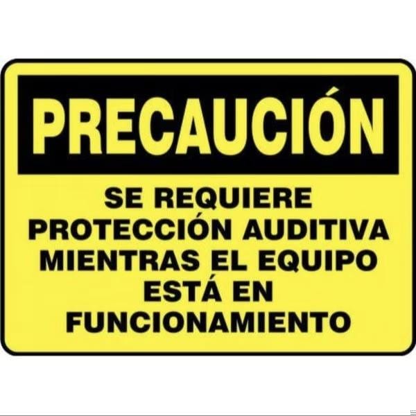 Accuform OSHA CAUTION Safety Sign HEARING SHMPPE431XL SHMPPE431XL - main